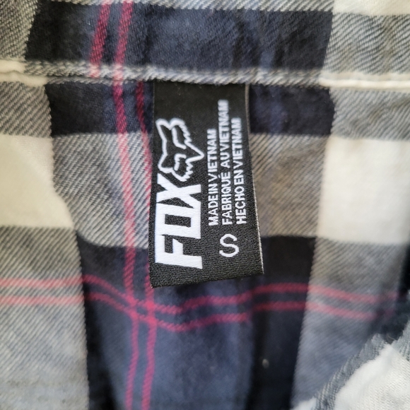Fox plaid button down - Picture 3 of 5